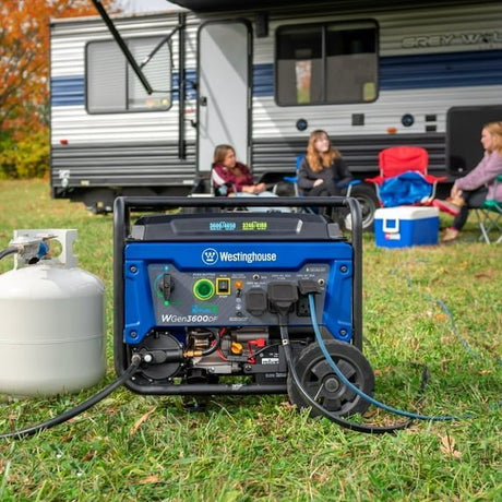 Westinghouse 4650 Peak Watt Dual Fuel Portable Generator, Remote Electric Start, RV Ready Outlet - Ezonesglobal - Buy at Wine Coolers Online