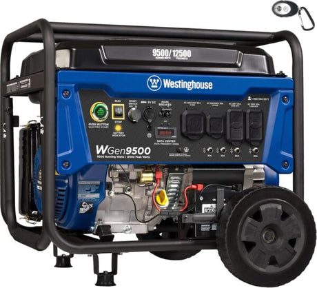 Westinghouse 9500 Peak Watt Home Backup Portable Gas Powered Generator - Ezonesglobal - Buy at Wine Coolers Online