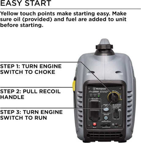 Westinghouse iPro2500 Portable Inverter Generator - Ezonesglobal - Buy at Wine Coolers Online