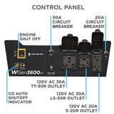 Westinghouse WGen3600cv – 3600 Watt Portable Generator w/ RV Outlet & CO Sensor (49 - State) - Ezonesglobal - Buy at Wine Coolers Online