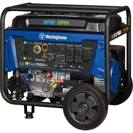 Westinghouse WGen7500DF Dual Fuel Portable Generator - Ezonesglobal - Buy at Wine Coolers Online
