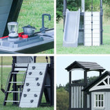 Whispering Point Outdoor Wooden Swing Set with Shipping & Assembly Included - Ezonesglobal - Buy at Wine Coolers Online