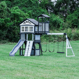 Whispering Point Outdoor Wooden Swing Set with Shipping & Assembly Included - Ezonesglobal - Buy at Wine Coolers Online