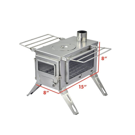 Winnerwell Nomad View Medium Wood Stove - Ezonesglobal - Buy at Wine Coolers Online