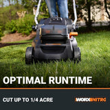 WORX Nitro 40V 16″ Cordless Lawn Mower w/Brushless Motor 2.0 & Intellicut - Ezonesglobal - Buy at Wine Coolers Online