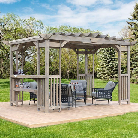 Yardistry Madison Pergola YM11783 - Ezonesglobal - Buy at Wine Coolers Online