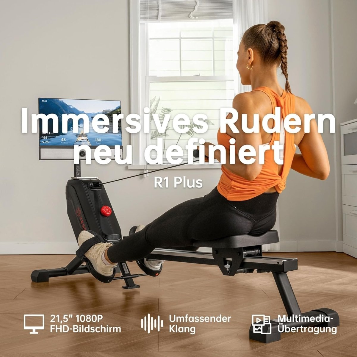 Yesoul Rower R1 Plus 21.5″ HD Screen - Ezonesglobal - Buy at Wine Coolers Online