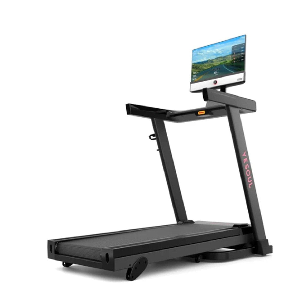 Yesoul T1M Plus Smart Folding Treadmill with 21.5 inch Touchscreen, Brushless Quiet Motor, 3 - Level Incline, 9 Mph, App Sync & Space - Saving Design for - Ezonesglobal - Buy at Wine Coolers Online