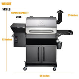 Z Grills Wood Pellet Ultimate 8 - in - 1 Smoker Grill 1000E - Ezonesglobal - Buy at Wine Coolers Online