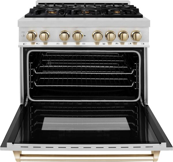 ZLINE Autograph Edition 36″ 4.6 Cu. Ft. Dual Fuel Range - Ezonesglobal - Buy at Wine Coolers Online