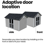 Handy Home Meridian Wooden Storage Shed – Multiple Sizes