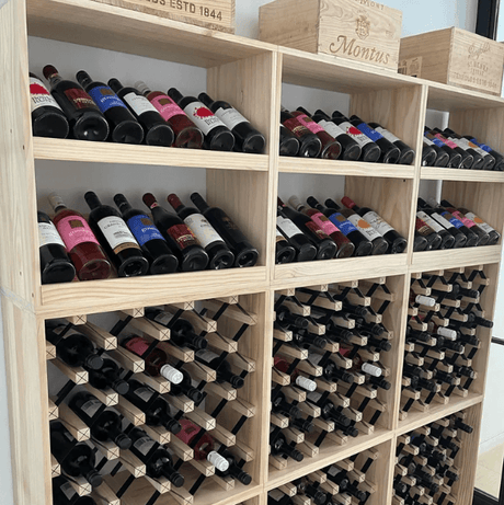 14 Bottle Display Wine Cube WCD14N18T - Kings Bottle - Buy at Wine Coolers Online