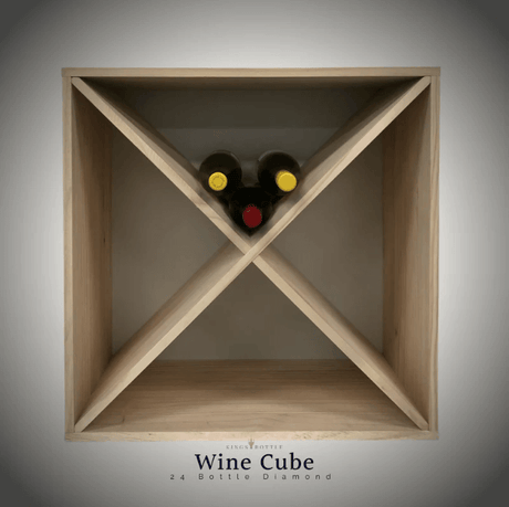 24 Bottle Compact Cross Wine Cube WCD24N18T - Kings Bottle - Buy at Wine Coolers Online
