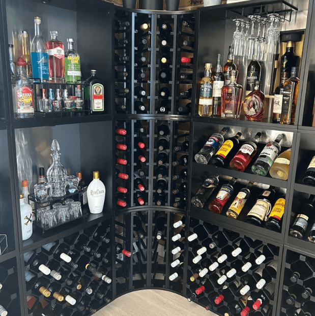 25 Bottle Diamond Cube Wine Rack WCD25N18T - Kings Bottle - Buy at Wine Coolers Online