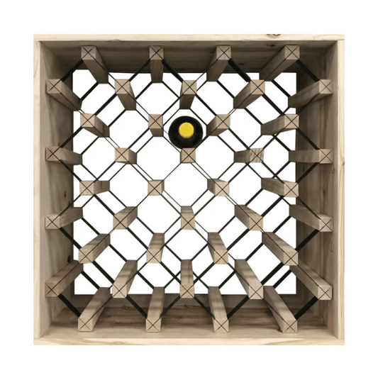 25 Bottle Diamond Cube Wine Rack WCD25N18T - Kings Bottle - Buy at Wine Coolers Online