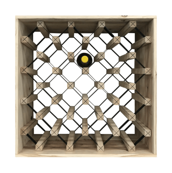 25 Bottle Diamond Cube Wine Rack WCD25N18T - Kings Bottle - Buy at Wine Coolers Online