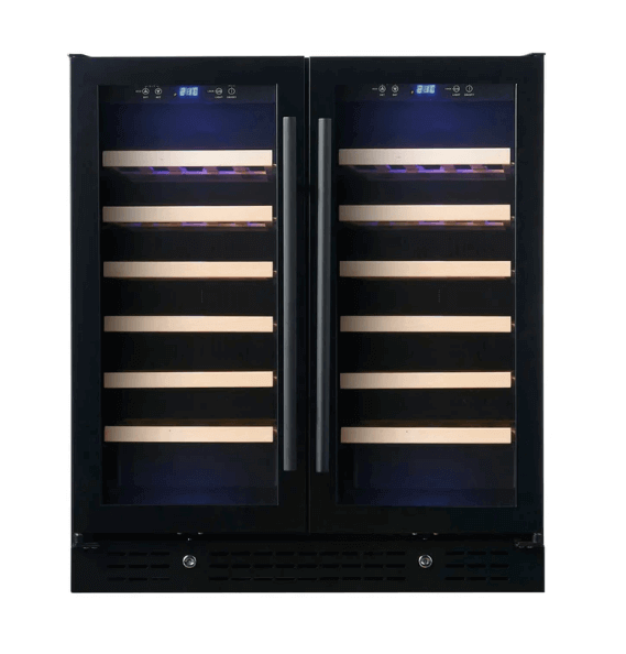 30 - inch Dual Zone Wine Cooler with Low - E Glass Door KBU165W2 - Kings Bottle - Buy at Wine Coolers Online