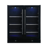 30 - inch Undercounter Beverage Fridge with Low - E Glass Door KBU165B2 - Kings Bottle - Buy at Wine Coolers Online