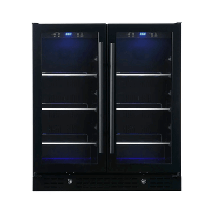 30 - inch Undercounter Beverage Fridge with Low - E Glass Door KBU165B2 - Kings Bottle - Buy at Wine Coolers Online