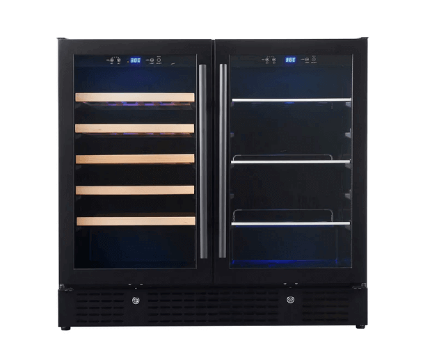 36 - inch Beer and Wine Cooler Combination KBU190BW - Kings Bottle - Buy at Wine Coolers Online