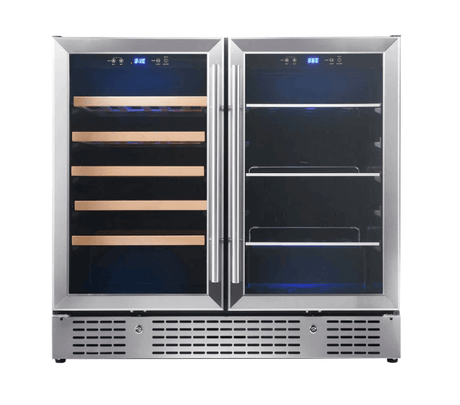 36 - inch Beer and Wine Cooler Combination KBU190BW - Kings Bottle - Buy at Wine Coolers Online
