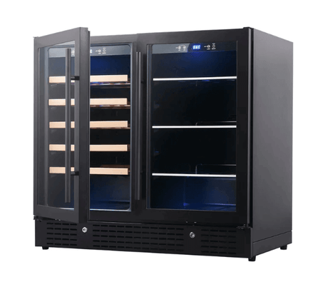 36 - inch Beer and Wine Cooler Combination KBU190BW - Kings Bottle - Buy at Wine Coolers Online