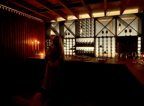 4 - Column 24 - Bottle Curved Corner Wine Cube WCC24N18T - Kings Bottle - Buy at Wine Coolers Online