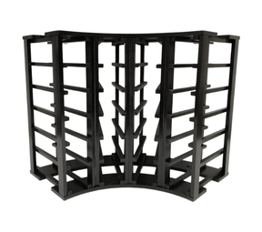 4 - Column 24 - Bottle Curved Corner Wine Cube WCC24N18T - Kings Bottle - Buy at Wine Coolers Online