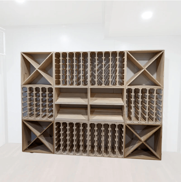 7 Bottle Display Wine Cube WCD07B18T - Kings Bottle - Buy at Wine Coolers Online