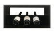 7 Bottle Display Wine Cube WCD07B18T - Kings Bottle - Buy at Wine Coolers Online