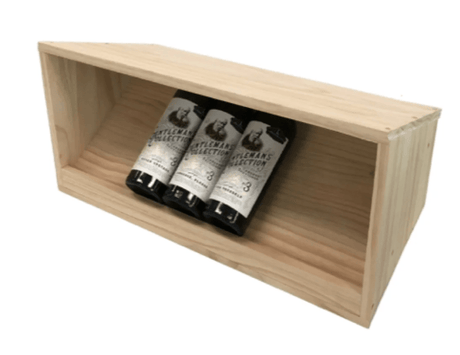 7 Bottle Display Wine Cube WCD07B18T - Kings Bottle - Buy at Wine Coolers Online
