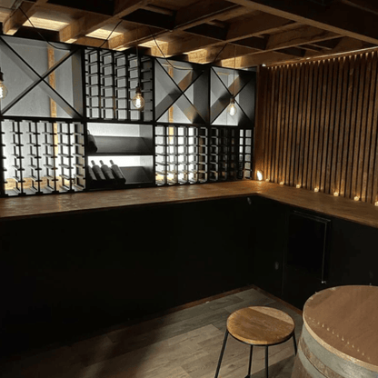 7 Bottle Display Wine Cube WCD07B18T - Kings Bottle - Buy at Wine Coolers Online