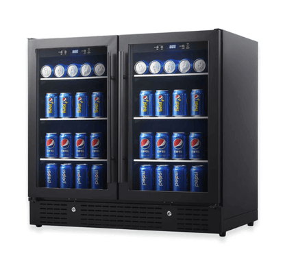 Dual Zone Beverage Cooler 36 Inch KBU190B2 - Kings Bottle - Buy at Wine Coolers Online