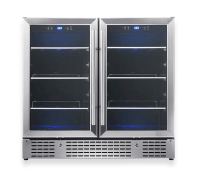Dual Zone Beverage Cooler 36 Inch KBU190B2 - Kings Bottle - Buy at Wine Coolers Online