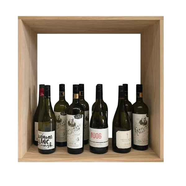 Hollow Inside Wine Cube Storage Box WCH - N18T - Kings Bottle - Buy at Wine Coolers Online