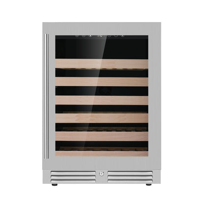 Kings Bottle 24 Inch 46 Bottle Under Counter LOW - E Glass Door Single Zone Wine Cooler KBU145WX - FG - Kings Bottle - Buy at Wine Coolers Online