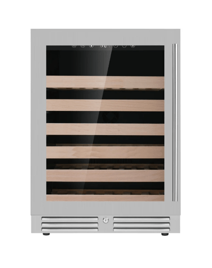 Kings Bottle 24 Inch 46 Bottle Under Counter LOW - E Glass Door Single Zone Wine Cooler KBU145WX - FG - Kings Bottle - Buy at Wine Coolers Online