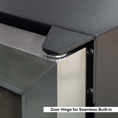 Kings Bottle 24 - Inch Dual Zone Under Counter Wine Cooler with Low - E Glass KBU145DX - Kings Bottle - Buy at Wine Coolers Online