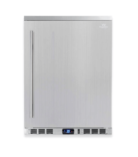 Kings Bottle 24 - Inch Outdoor Beverage Refrigerator with Solid Stainless Steel Door KBU55ASD - Kings Bottle - Buy at Wine Coolers Online