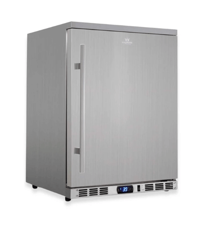 Kings Bottle 24 - Inch Outdoor Beverage Refrigerator with Solid Stainless Steel Door KBU55ASD - Kings Bottle - Buy at Wine Coolers Online
