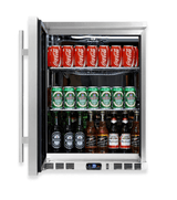 Kings Bottle 24 - Inch Outdoor Beverage Refrigerator with Solid Stainless Steel Door KBU55ASD - Kings Bottle - Buy at Wine Coolers Online