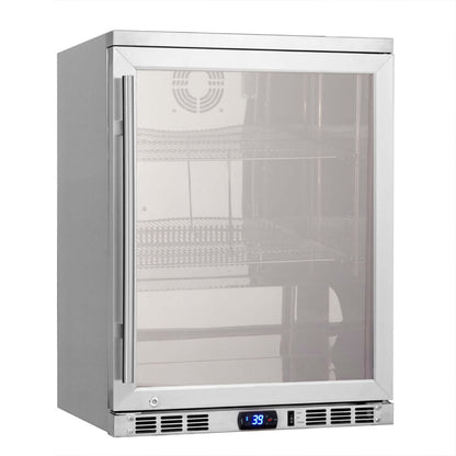 Kings Bottle 24 Inch Under Counter Beverage Cooler with Heating Glass Door KBU55M - Kings Bottle - Buy at Wine Coolers Online