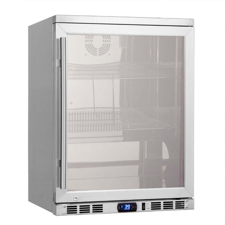 Kings Bottle 24 Inch Under Counter Beverage Cooler with Heating Glass Door KBU55M - Kings Bottle - Buy at Wine Coolers Online