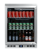 Kings Bottle 24 Inch Under Counter Beverage Cooler with Heating Glass Door KBU55M - Kings Bottle - Buy at Wine Coolers Online