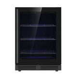 Kings Bottle 24 Inch Under Counter LOW - E Glass Door Beer Fridge KBU145BX - FG - Kings Bottle - Buy at Wine Coolers Online
