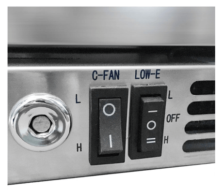 Kings Bottle 36 - Inch Heating Glass Dual Door Built In Beverage Fridge KBU56M - Kings Bottle - Buy at Wine Coolers Online