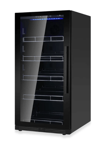 Kings Bottle 389 Cans Capacity Upright Beverage Refrigerator With Low - E Glass Door - Kings Bottle - Buy at Wine Coolers Online