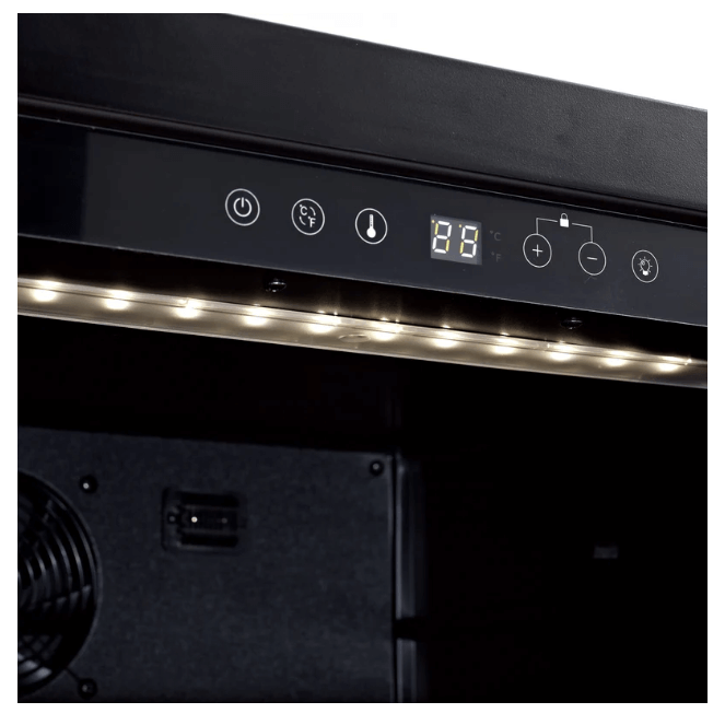 Kings Bottle 389 Cans Capacity Upright Beverage Refrigerator With Low - E Glass Door - Kings Bottle - Buy at Wine Coolers Online