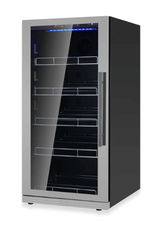 Kings Bottle 389 Cans Capacity Upright Beverage Refrigerator With Low - E Glass Door - Kings Bottle - Buy at Wine Coolers Online