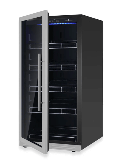 Kings Bottle 389 Cans Capacity Upright Beverage Refrigerator With Low - E Glass Door - Kings Bottle - Buy at Wine Coolers Online